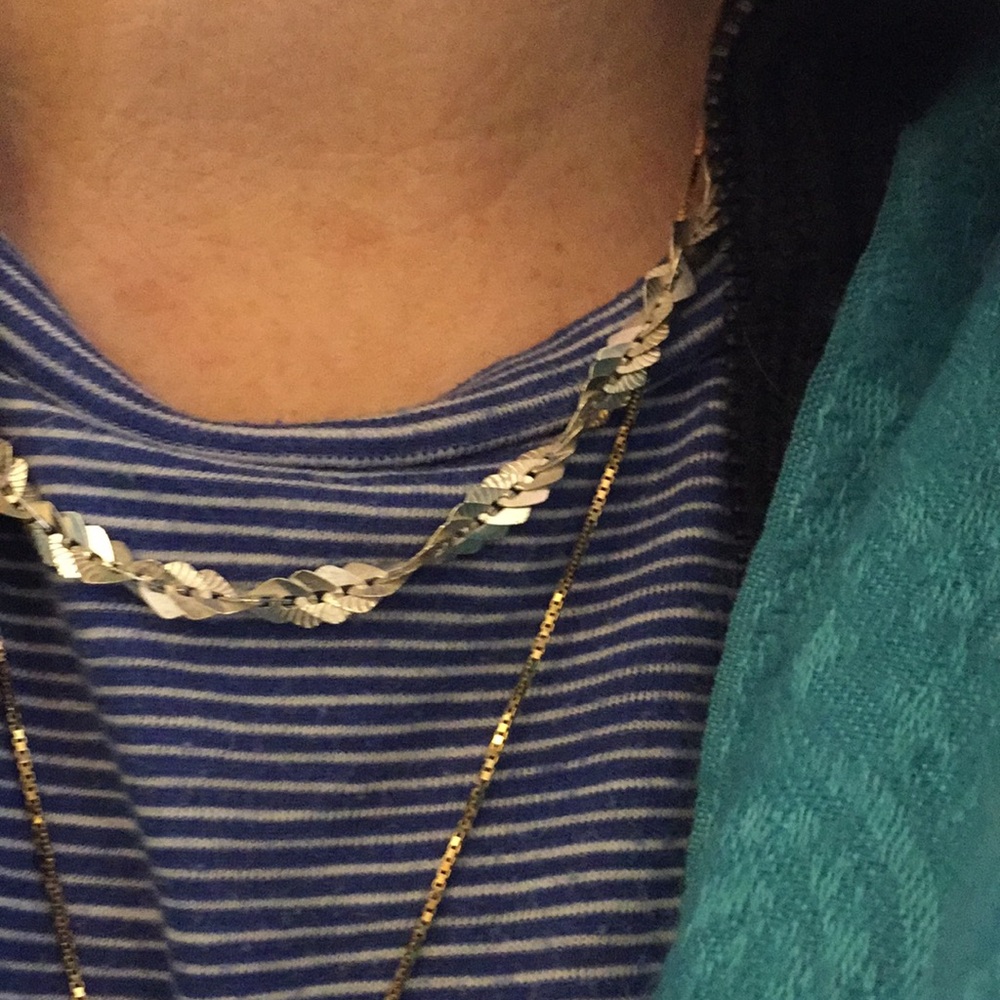 Sterling twisted necklace